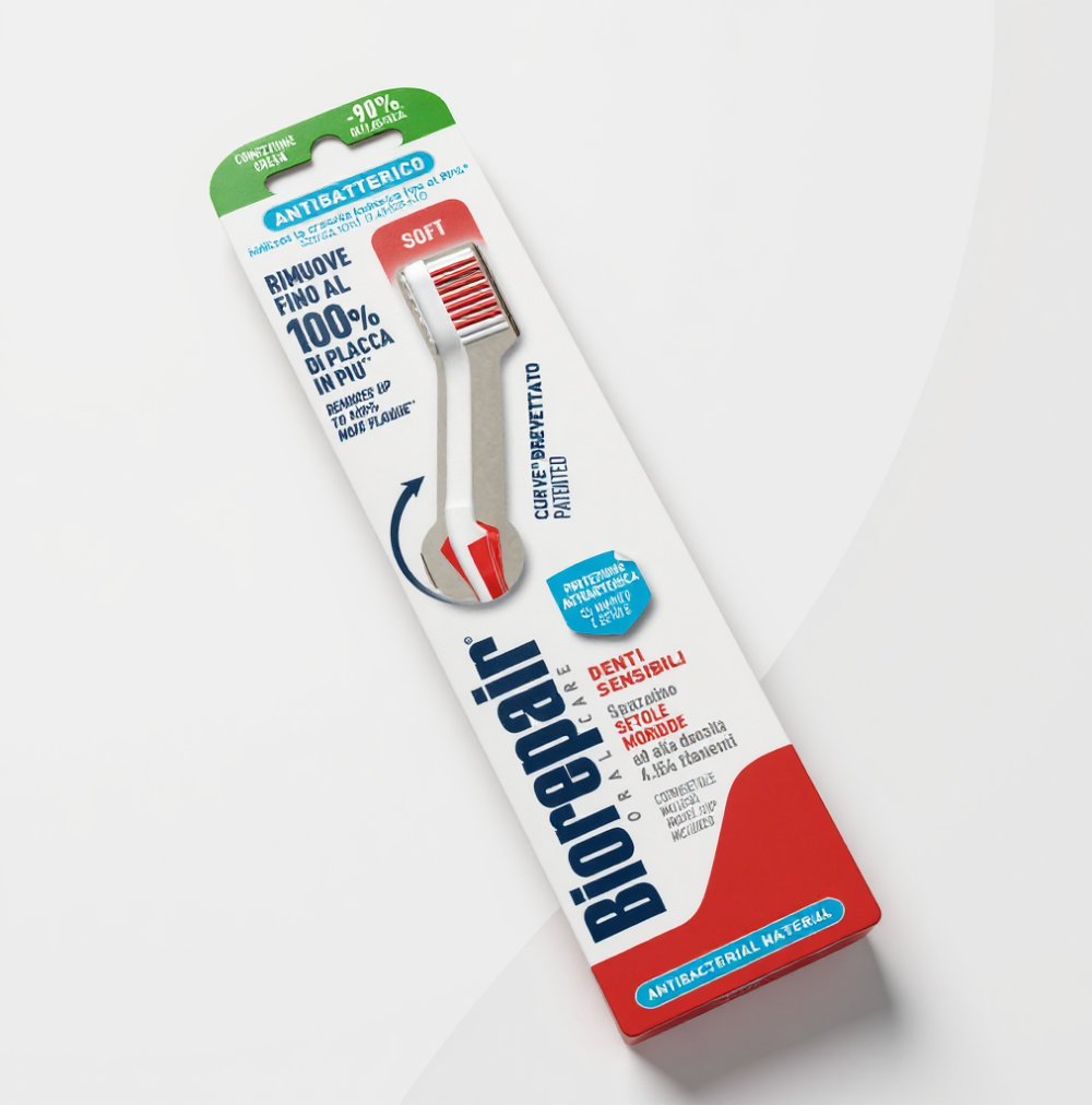 Biorepair Curve Dentes Sensíveis Escova Suave